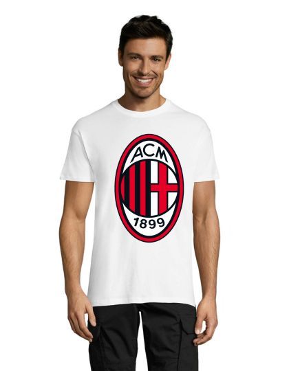 AC Milan férfi póló, fehér XS