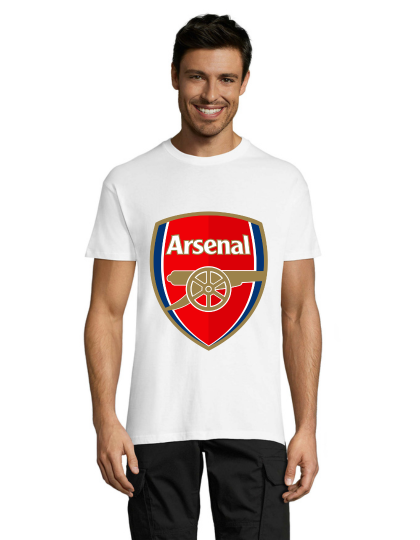 Arsenal férfi póló fehér M