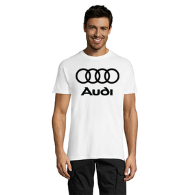 Audi Fekete férfi póló fehér 5XL