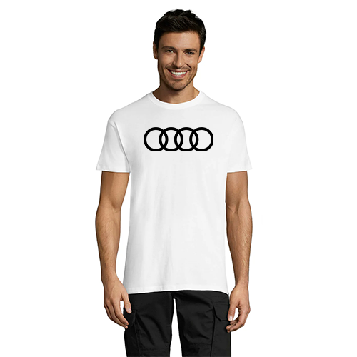 Audi Circles férfi póló fehér 2XS