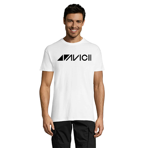 Avicii férfi póló fehér 3XS