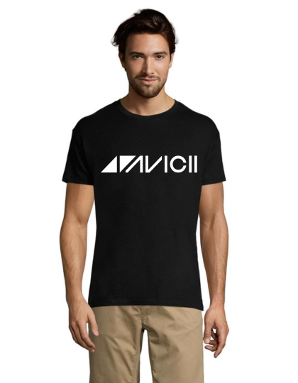 Avicii férfi póló fekete 2XL