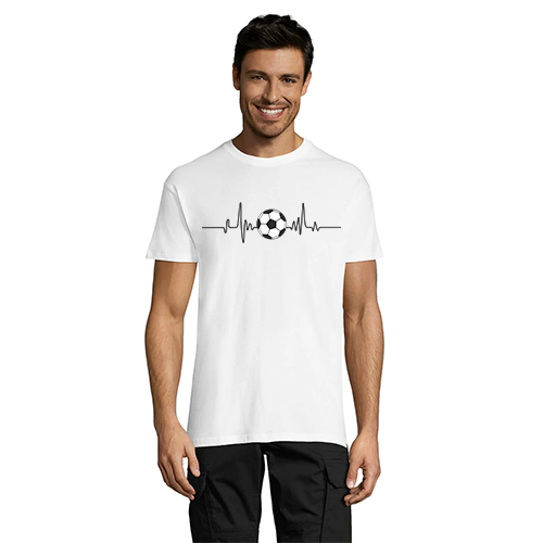 Ball and Pulse férfi póló fehér 3XL
