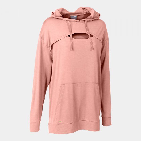 BREATH HOODED SWEATSHIRT pulóver rózsaszín L