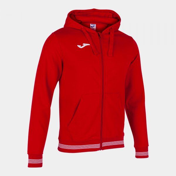 CAMPUS III HOODED JACKET pulóver piros 2XS