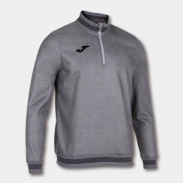 CAMPUS III SWEATSHIRT 1/2 ZIP pulóver sötétebb szürke melanzs S