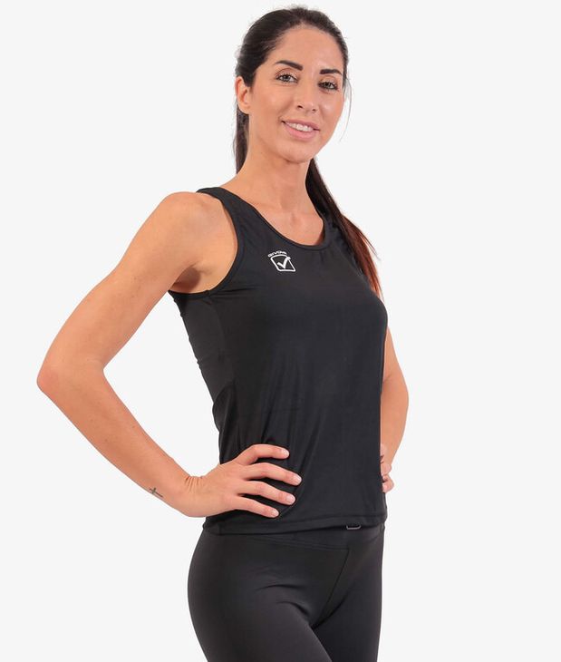 CANOTTA DONNA RUN NERO Tg. 2XL