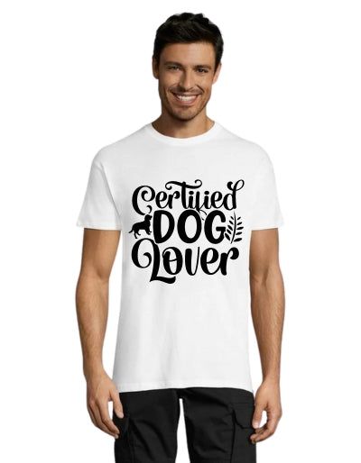 Certified Dog Lover férfi póló fekete 2XL