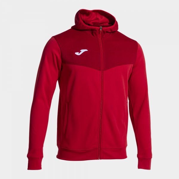 CAMPUS STREET ZIP-UP HOODIE pulóver piros L