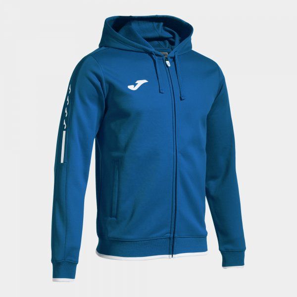 OLIMPIADA ZIP-UP HOODIE pulóver azúrkék L