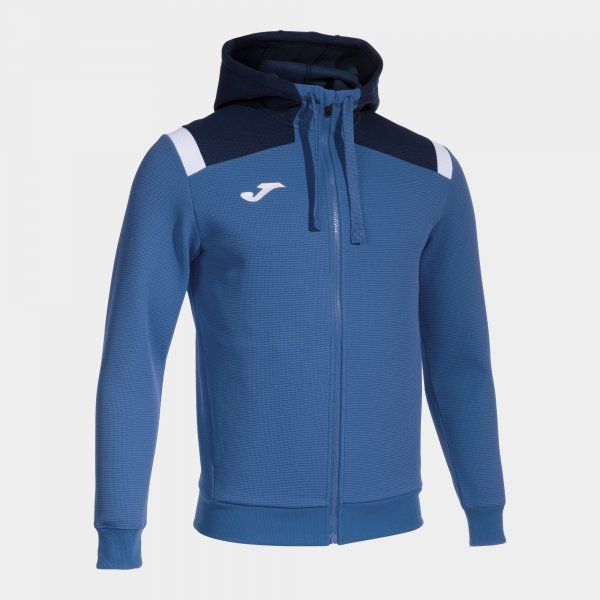 TOLEDO  ZIP-UP HOODIE pulóver azúrkék tengerészet L