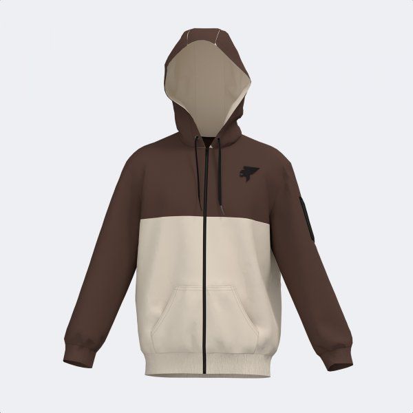 URBAN STREET ZIP-UP HOODIE barna S08