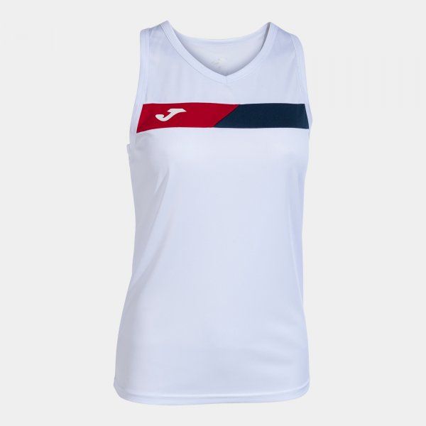 COURT SLEEVELESS SHIRT mez fehér vörös sötétkék L