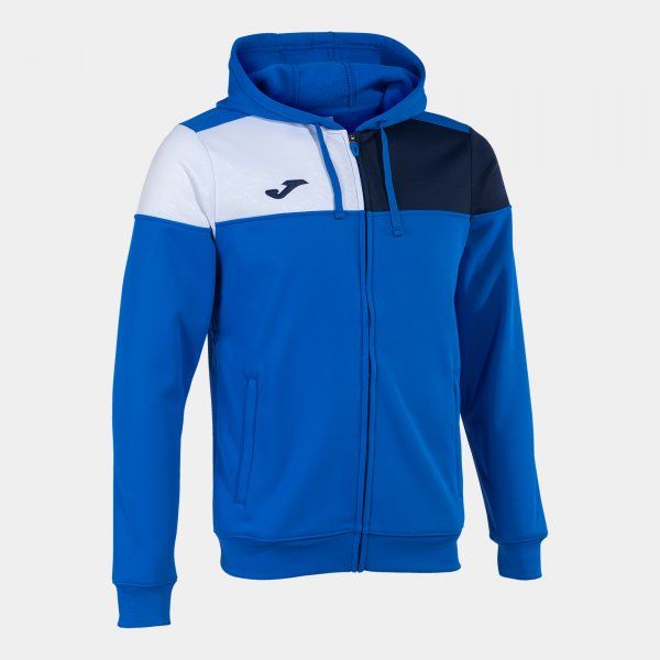 CREW V ZIP-UP HOODIE pulóver égszínkék 2XS