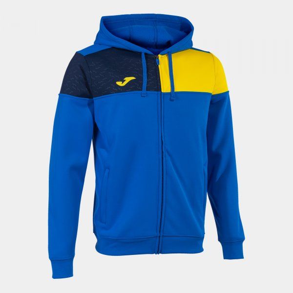 CREW V ZIP-UP HOODIE pulóver égszínkék 2XS