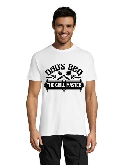 Dad's BBQ - Grill Master férfi póló fehér 3XL