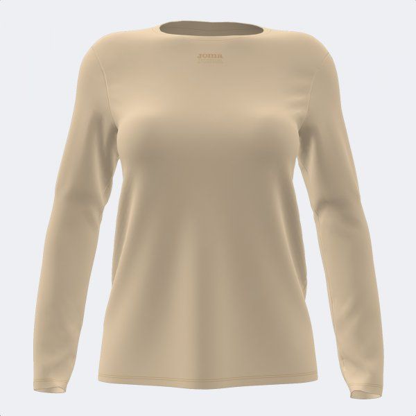 DAPHNE LONG SLEEVE T-SHIRT hosszú ujjú póló bézs M