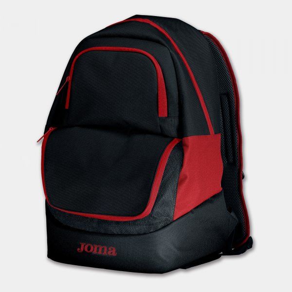 DIAMOND II BACKPACK hátizsák fekete piros S