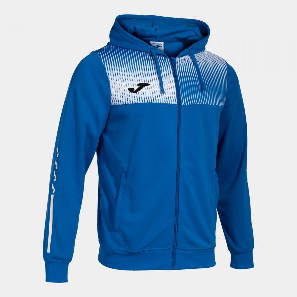 ECO SUPERNOVA ZIP-UP HOODIE pulóver azúrkék fehér 5XS