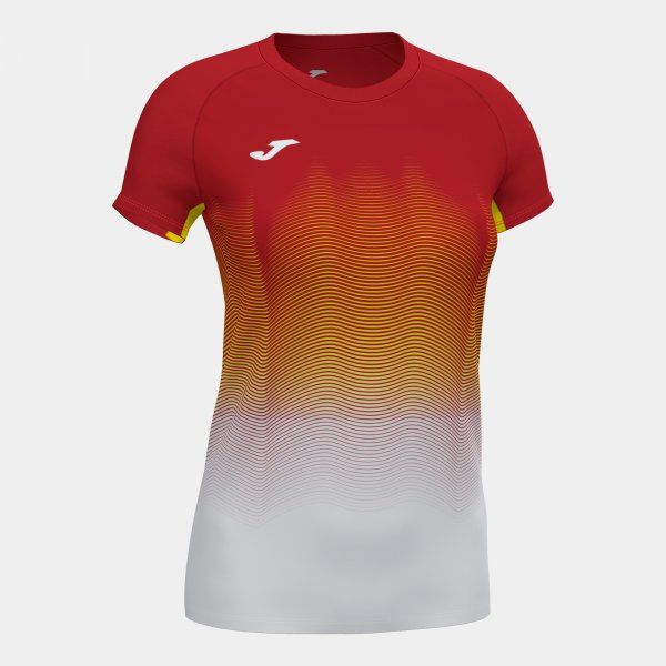 T-SHIRT ELITE VII póló piros fehér 2XS