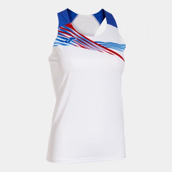 ELITE X TANK TOP sport aláöltözet fehér azúrkék XL