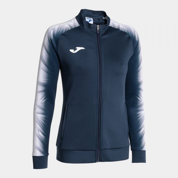 ELITE XI FULL ZIP SWEATSHIRT pulóver sötétkék fehér L