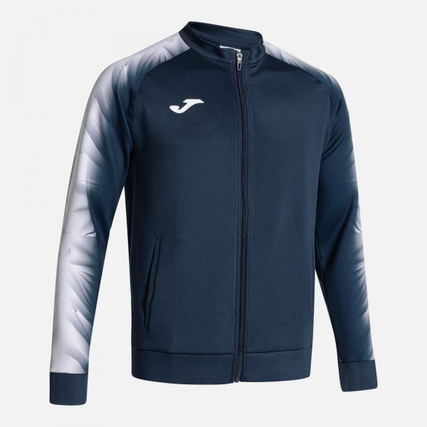 ELITE XI FULL ZIP SWEATSHIRT pulóver sötétkék fehér XS