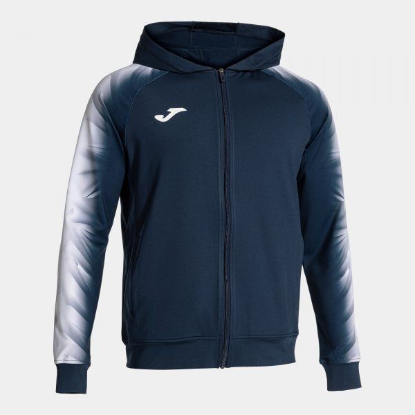 ELITE XI ZIP-UP HOODIE sötétkék fehér 2XS