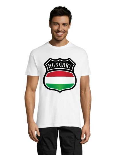 Erb Hungary férfi póló fehér XS