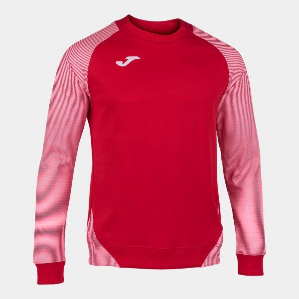 ESSENTIAL II SWEATSHIRT pulóver piros fehér L