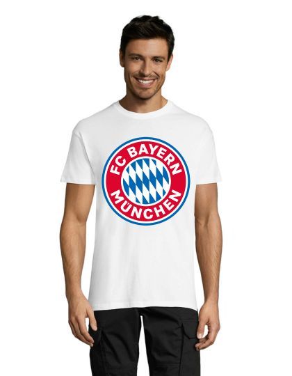 FC Bayern Munich férfi póló, fehér S