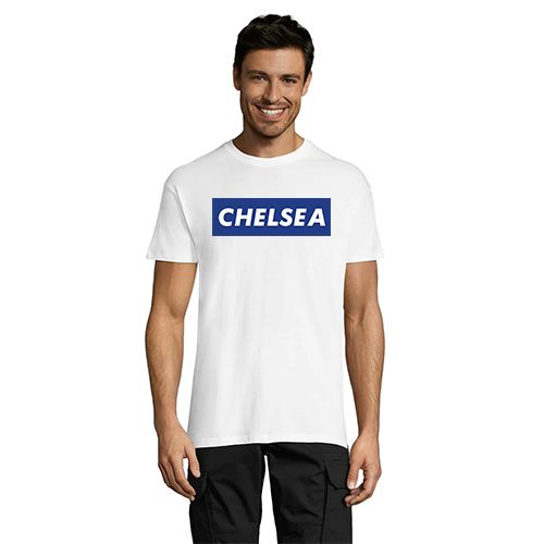 FC Chelsea grafika fehér férfi póló 4XL