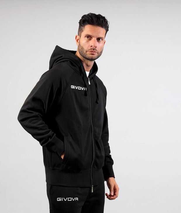 FELPA KING FULLZIP pulóver fekete L