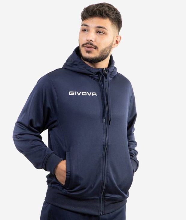 FELPA POLARFLEECE (FULL ZIP) 500 pulóver kék 2XL