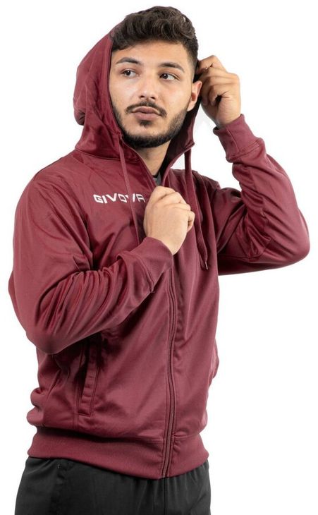 FELPA POLARFLEECE (FULL ZIP) 500 pulóver Gránát 2XL