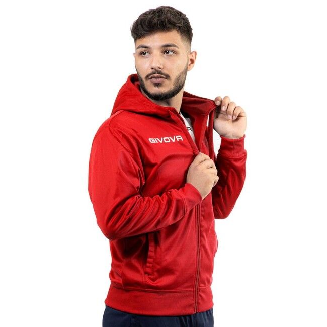 FELPA POLARFLEECE (FULL ZIP) 500 pulóver piros XS