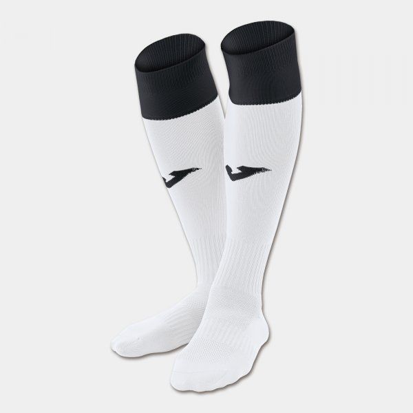 CALCIO 24 FOOTBALL SOCKS (4 PCS) sportszár / zokni fehér fekete S18