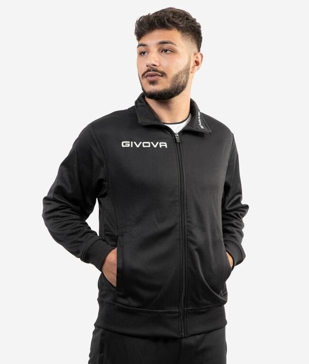 GIACCA POLARFLEECE MONO 500 pulóver fekete 2XL