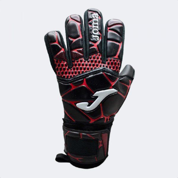 GK-PRO GOALKEEPER GLOVES kapuskesztyű fekete piros 10