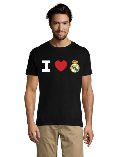 I Love Real Madrid Club férfi póló fekete 2XL