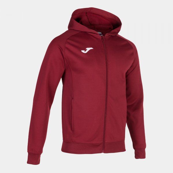 MENFIS HOODED JACKET pulóver Burgundia 2XS