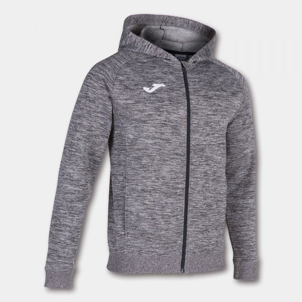 MENFIS HOODED JACKET pulóver sötétszürke melanzs 2XL