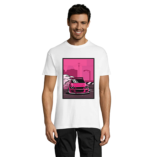 Japán - Drifting Car férfi póló, fehér S