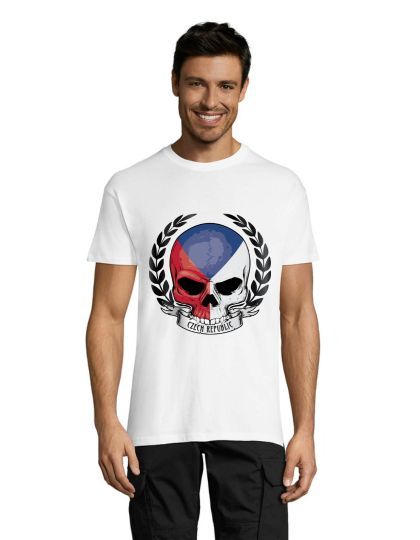 Skull Czech Republic férfi póló fehér 4XL