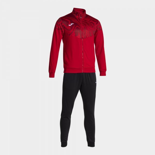 LION II TRACKSUIT RED BLACK 3XS