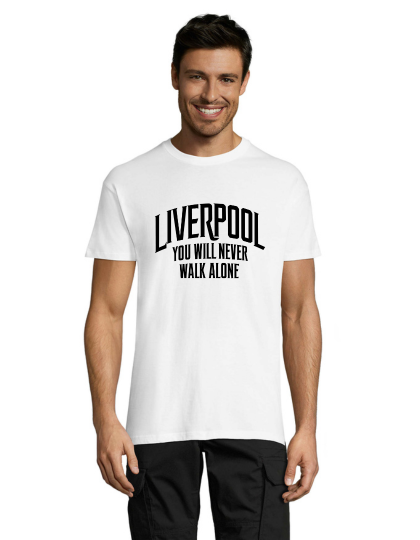 Liverpool 1 fehér férfi póló 4XL