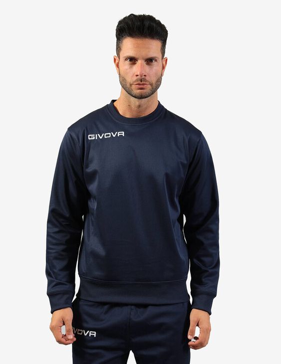 MAGLIA POLARFLEECE G/COLLO GIVOVA ONE pulóver kék 2XL