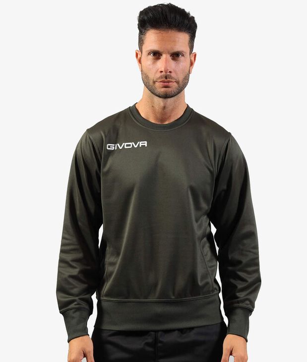 MAGLIA POLARFLEECE G/COLLO GIVOVA ONE pulóver katonai zöld 2XS