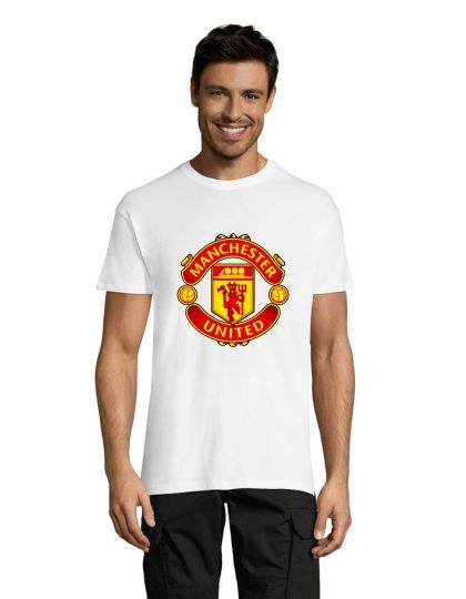 Manchester United férfi póló, fehér L