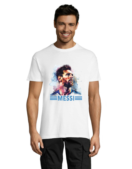 Messi 3 fehér férfi póló 2XL